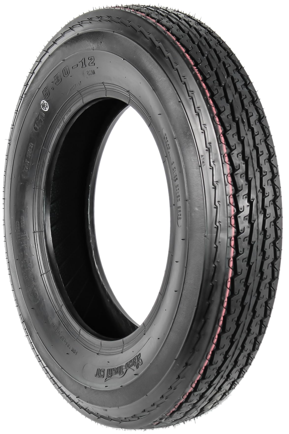 2-Pack 5.30-12 12 Inch 6-Ply Bias Trailer Tire Q1876