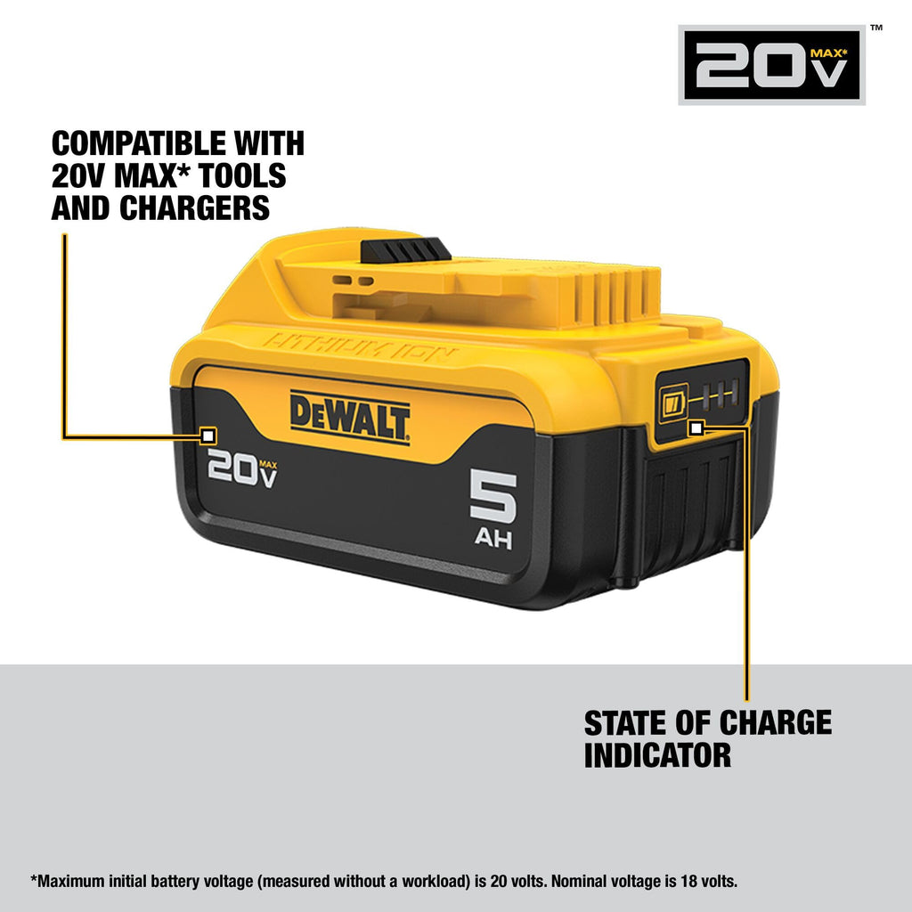 20V MAX Lithium Ion 5.0Ah Battery O988