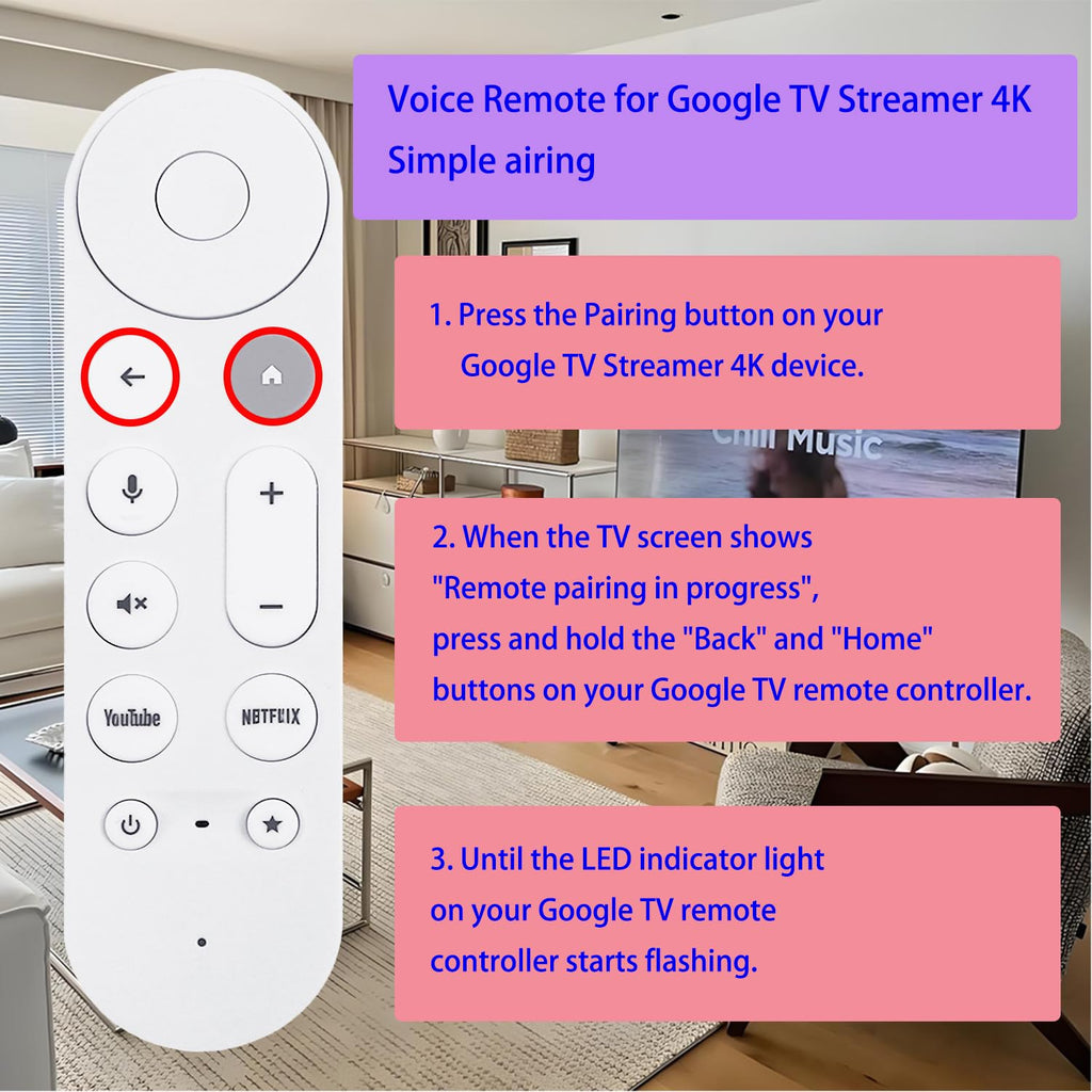 2 Pack Voice Search Remote Control T9938