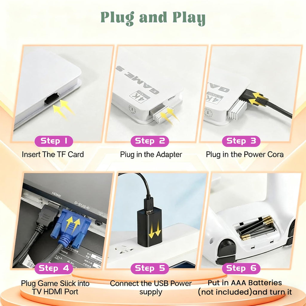 4K HDMI Retro Gaming Console O1624