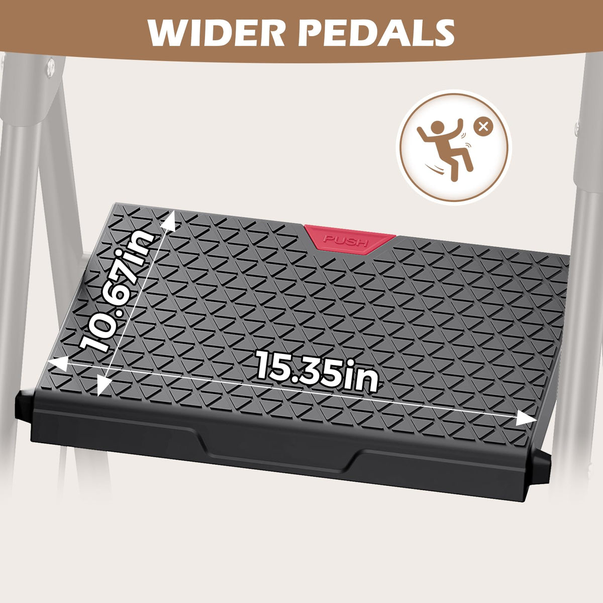 2-Step Folding Steel Step Stool with Handrail A910144