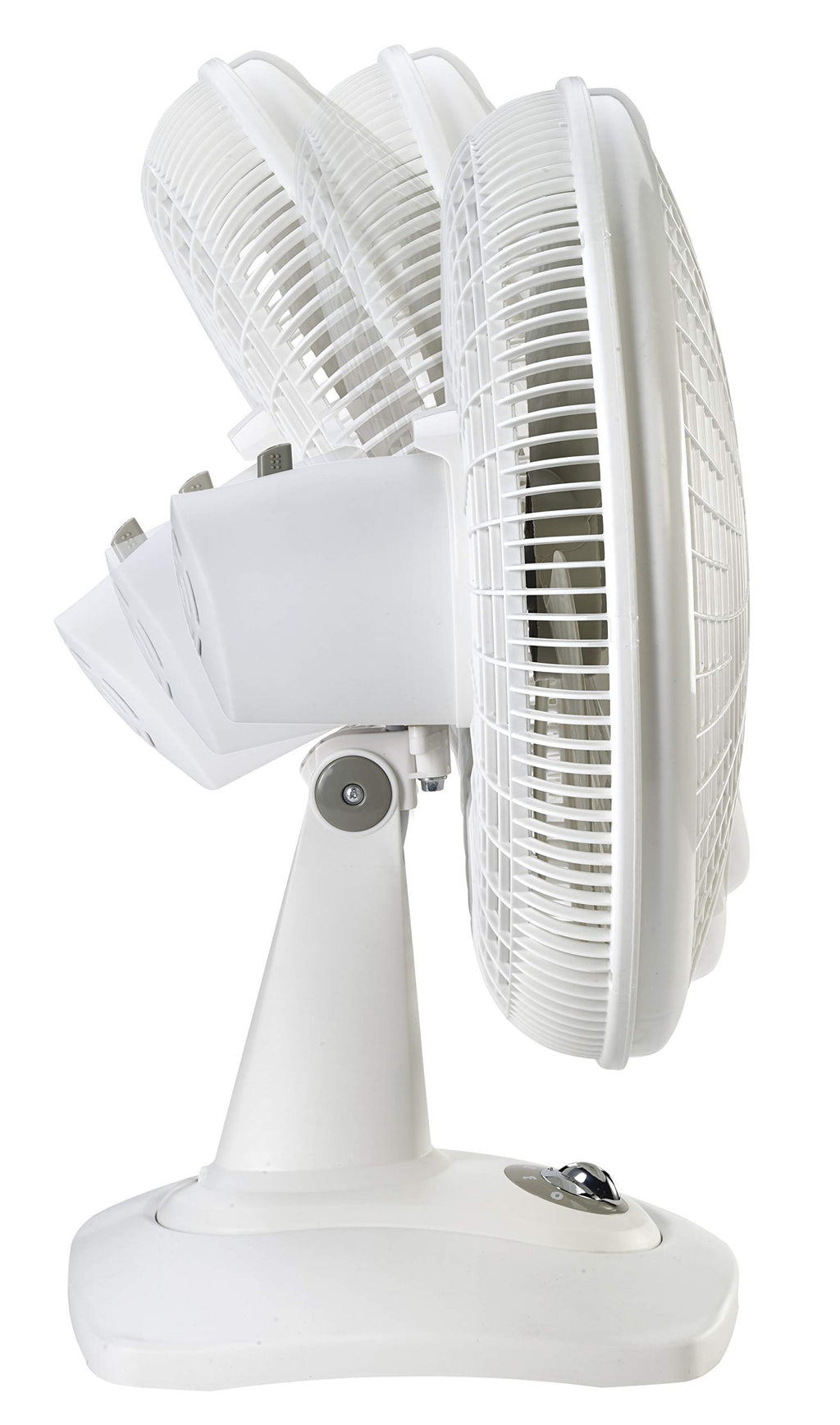 16" Oscillating Portable Table Fan with 3 Speeds, White W39913