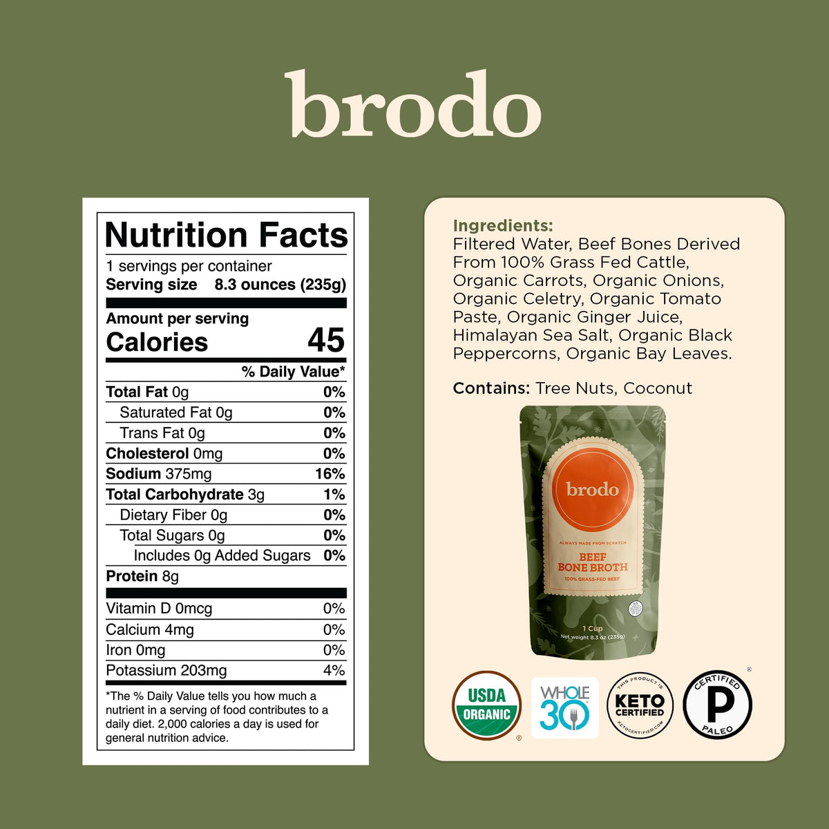 Bone Broth Variety Pack 8.3 oz G4906