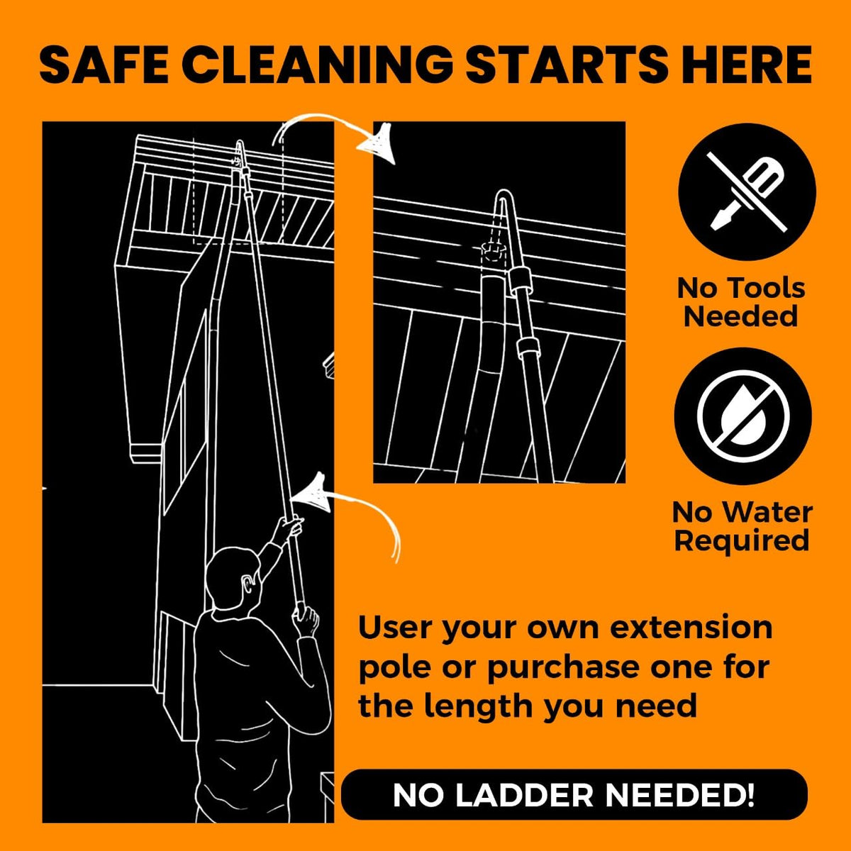 Gutter Cleaning Tool Attachment L881