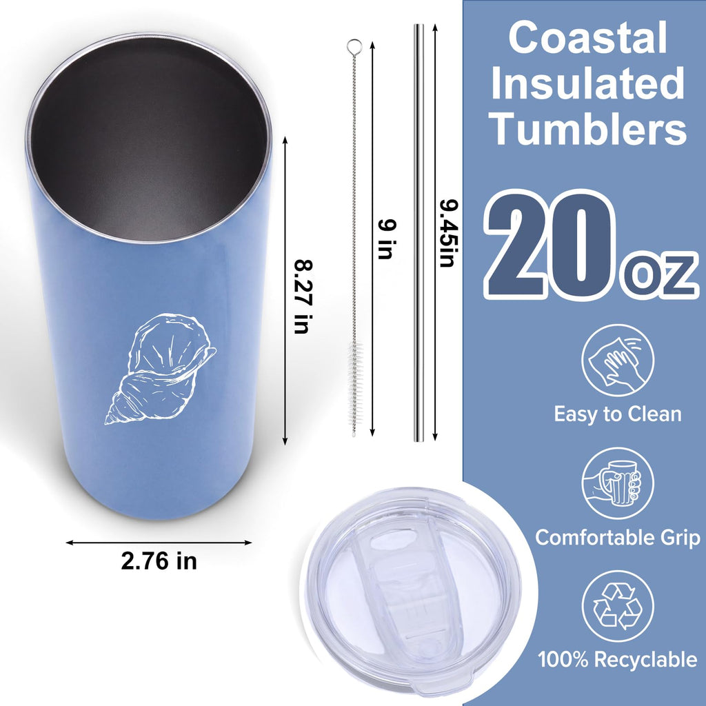 4 Pack Insulated Stainless Steel Tumblers U908123