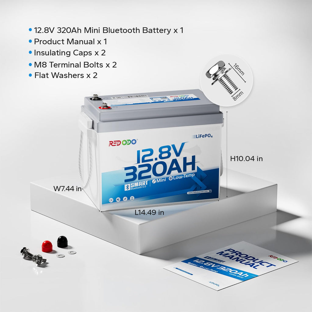 12V 320Ah LiFePO4 Battery J667827