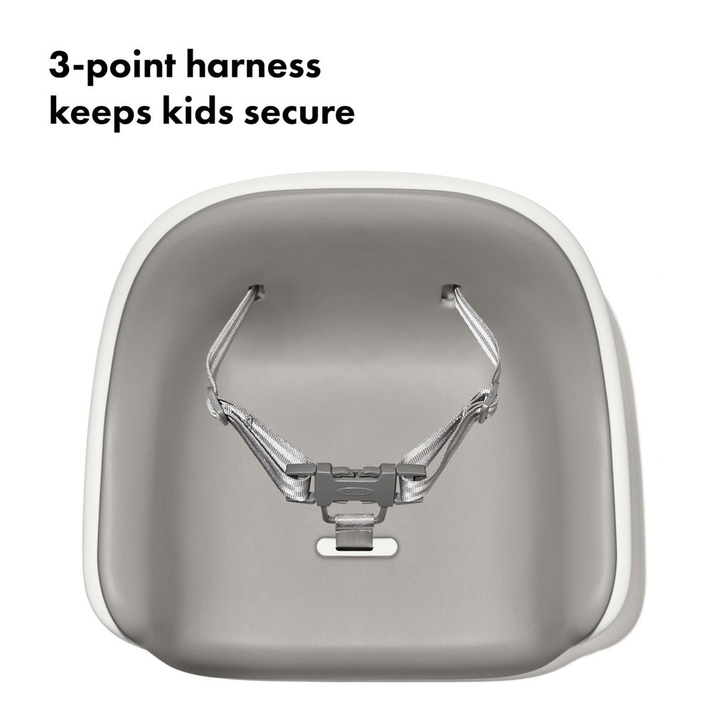 Gray Toddler Booster Seat with Removable Cushion B7041
