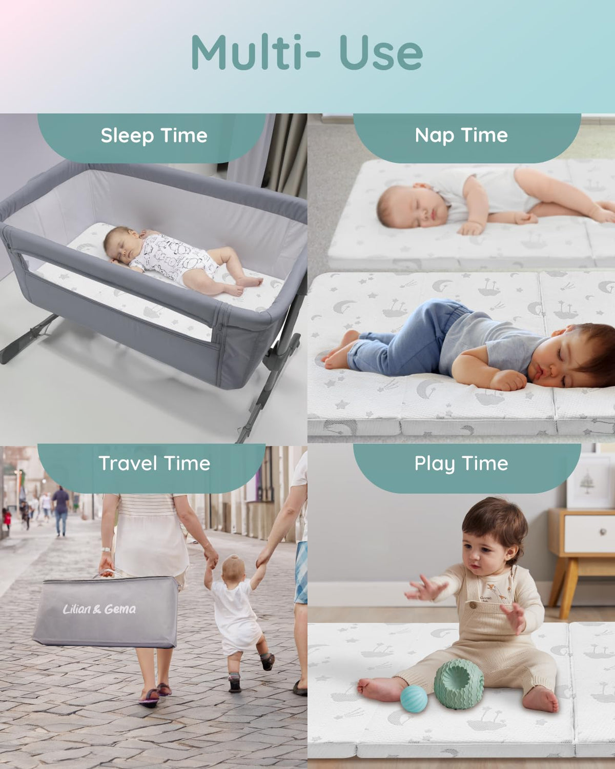 Pack and Play Mattress 38"x26"x1.5" N62389