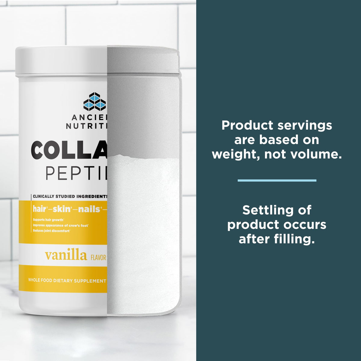 Hydrolyzed Collagen Peptides Powder Vanilla F38526