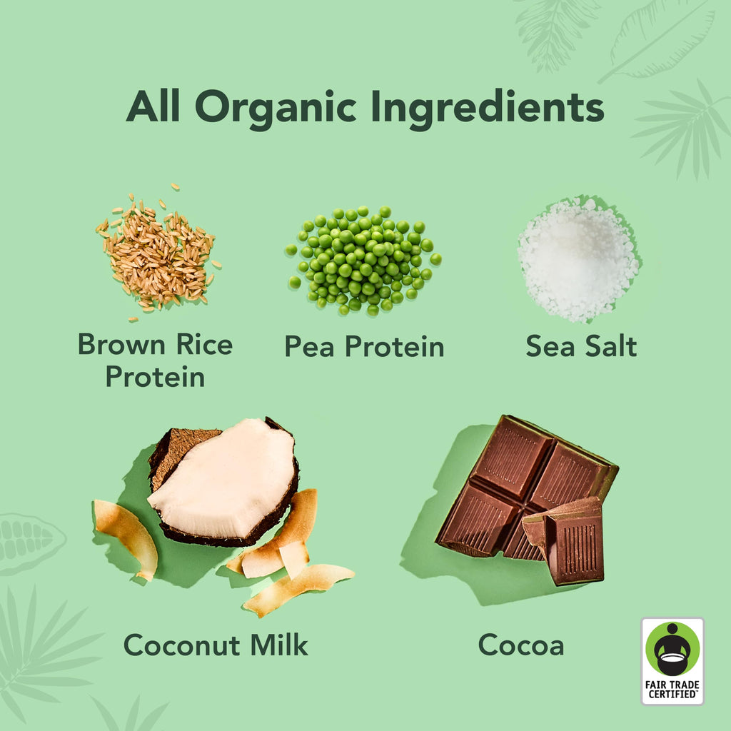 Chocolate Sea Salt Organic Plant Based Protein Drink D400