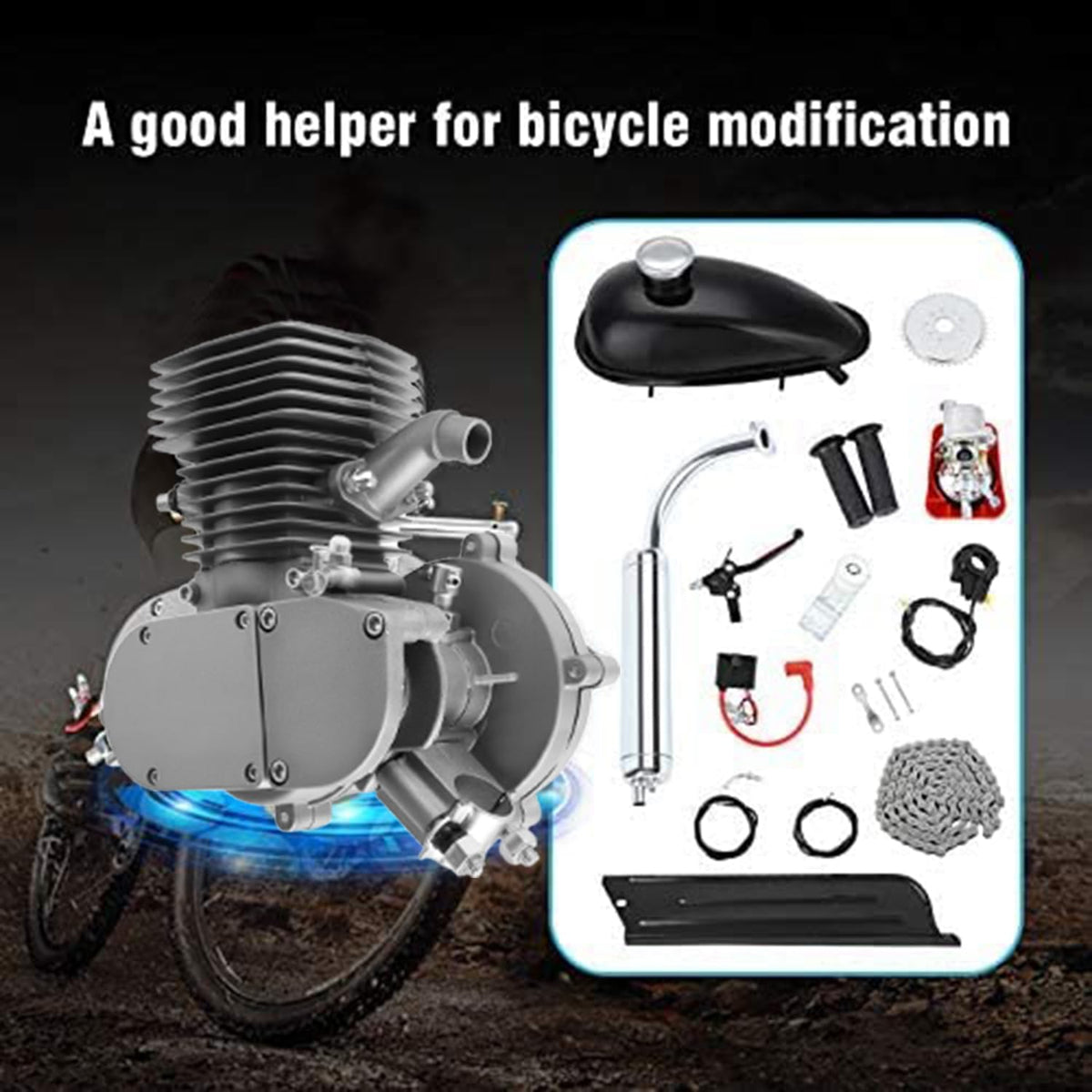 100cc 2 Stroke Bicycle Motor Kit N637