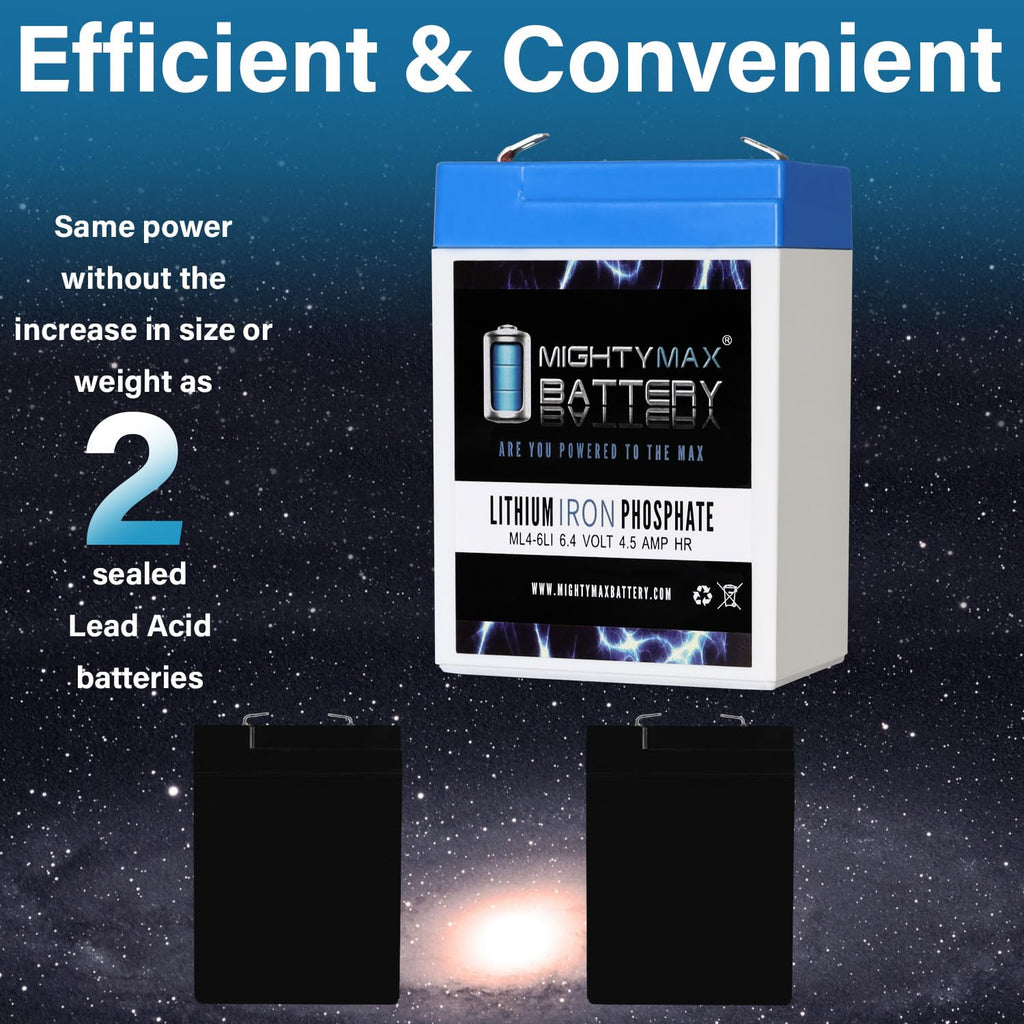 6V 4.5AH Lithium Replacement Battery O819015