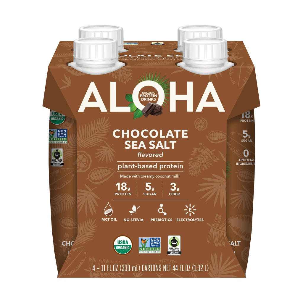 Chocolate Sea Salt Organic Plant Based Protein Drink D400