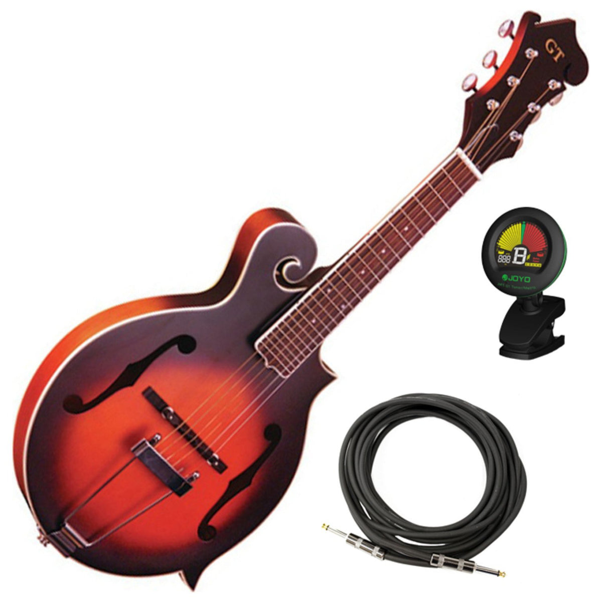 Cutaway Manditar with Case, Tuner, and Cable C495