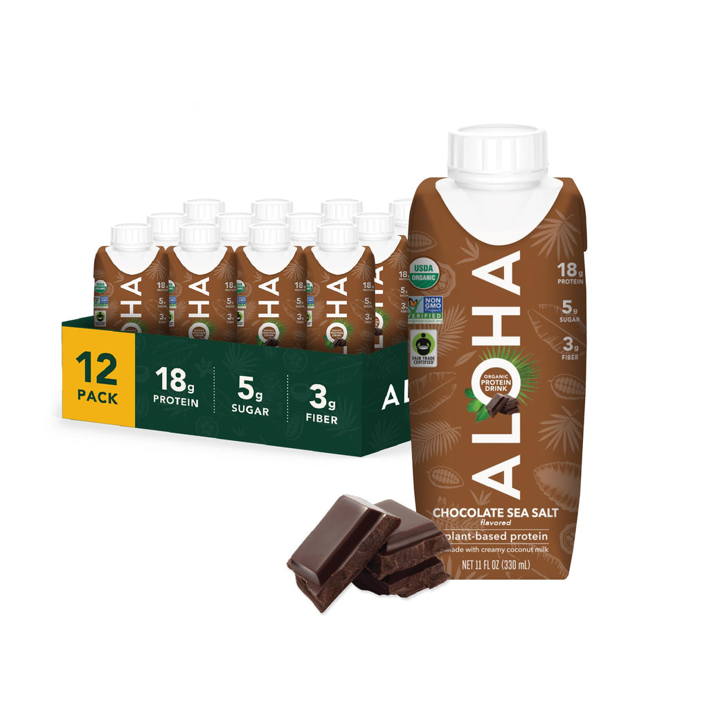 Chocolate Sea Salt Organic Plant Based Protein Drink D400