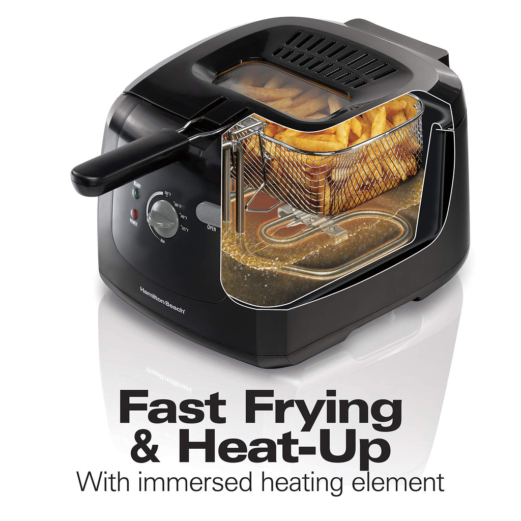 Cool Touch Electric Deep Fryer with Basket K11855