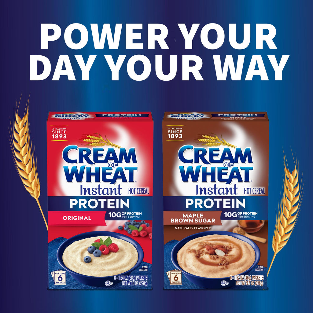 Instant High Protein Hot Cereal, Maple Brown Sugar, 12 Packets D133008