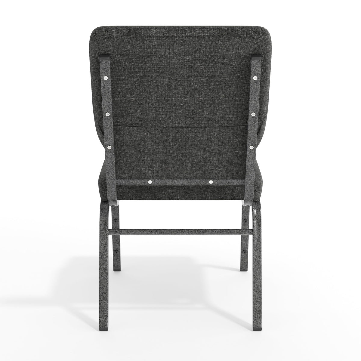 Dark Gray Fabric Stacking Church Chair 4 Pack P323632