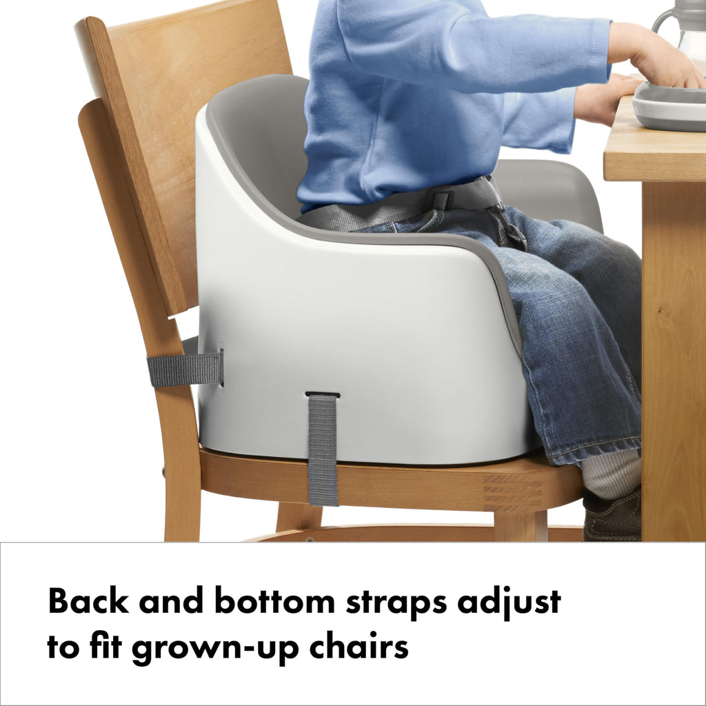 Gray Toddler Booster Seat with Removable Cushion B7041