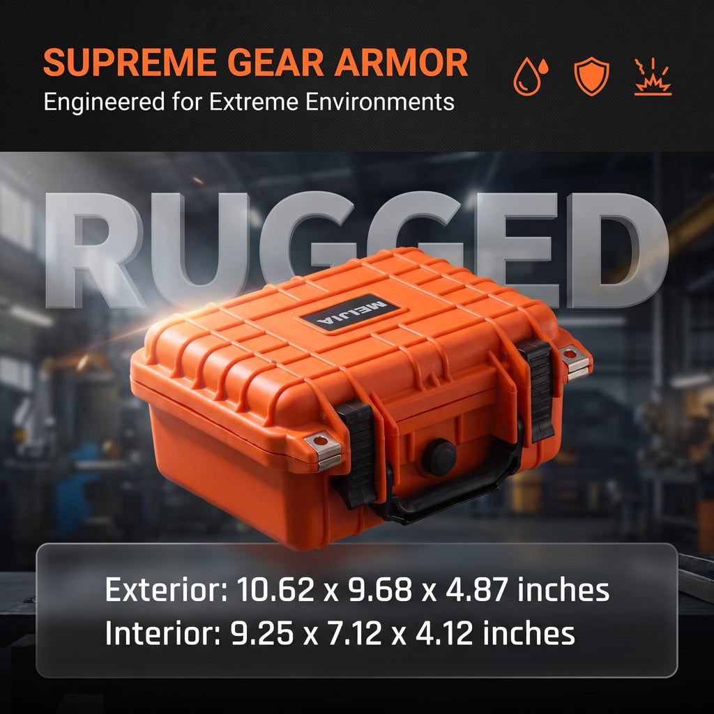 Portable IP67 Waterproof Protective Case with Customizable Foam O1967