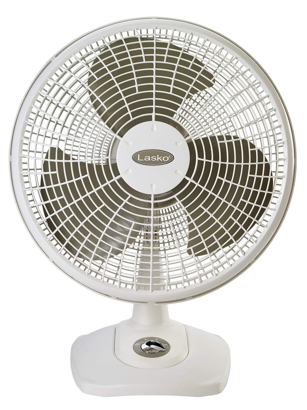 16" Oscillating Portable Table Fan with 3 Speeds, White W39913
