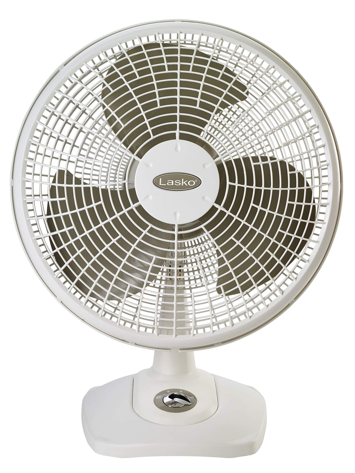 16" Oscillating Portable Table Fan with 3 Speeds, White W39913