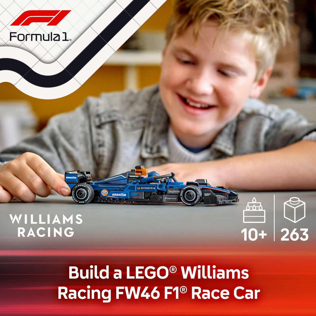 F1 Race Car Toy Building Set B20666