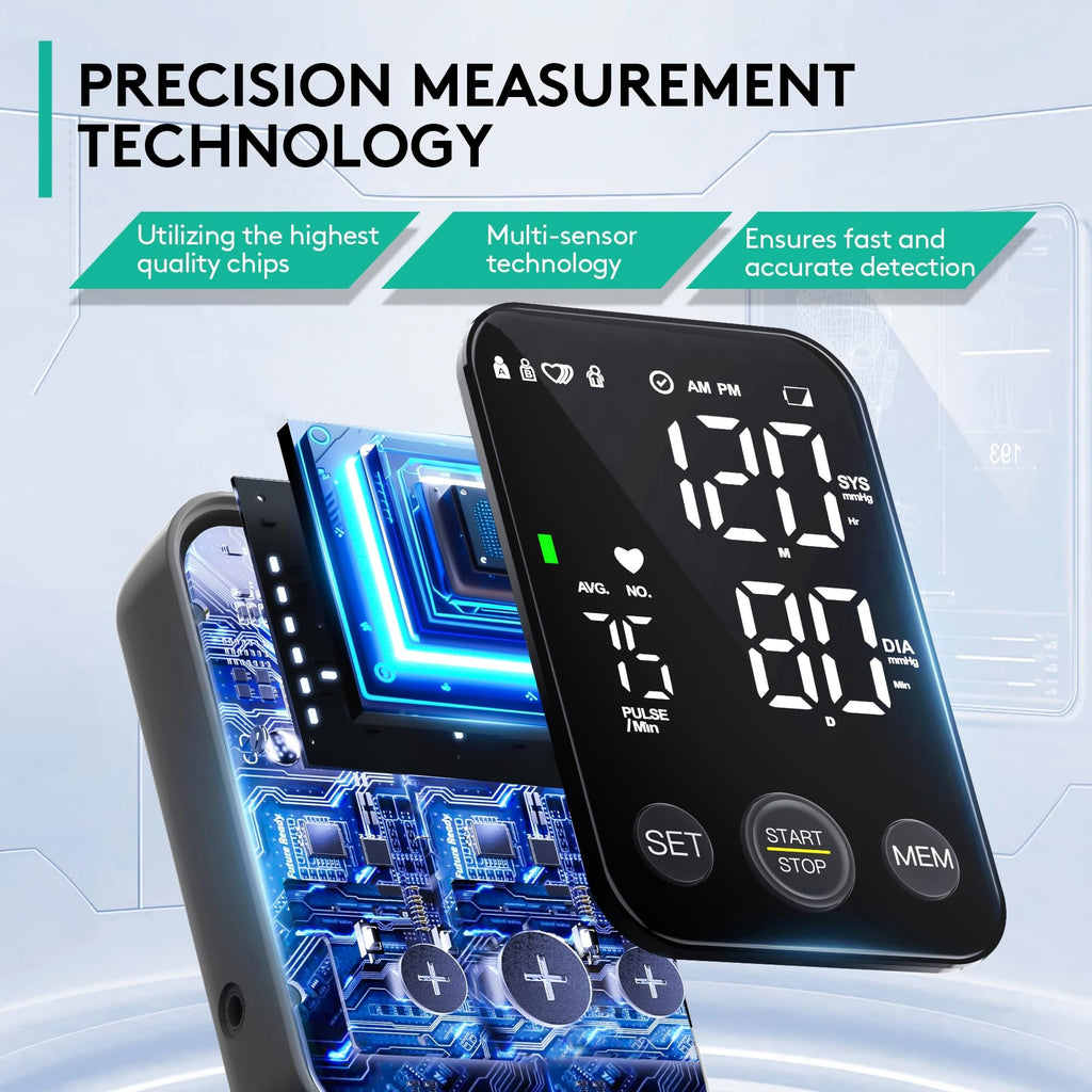 FDA Cleared Blood Pressure Monitor Upper Arm C425
