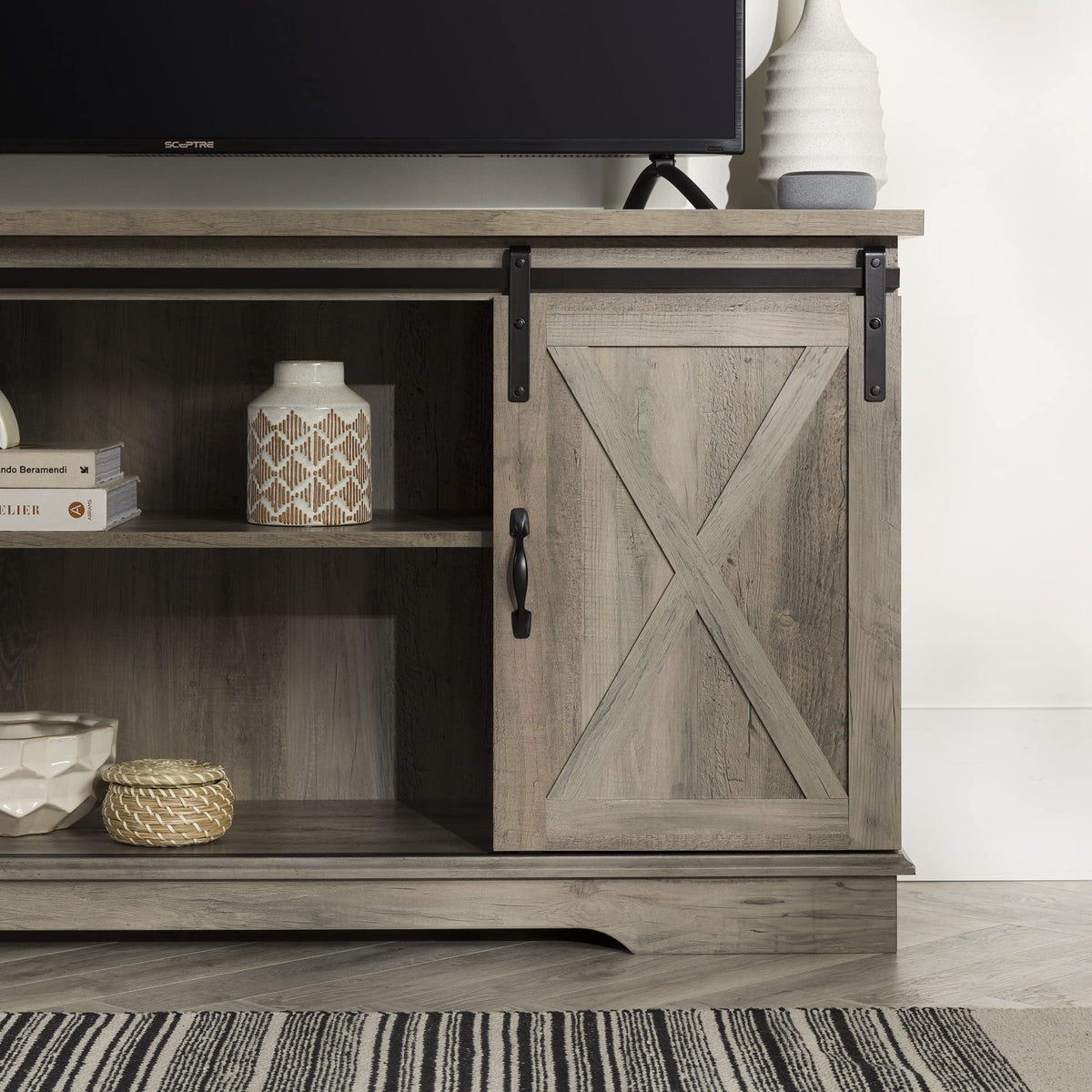 Grey Wash 58 Inch TV Stand E445655
