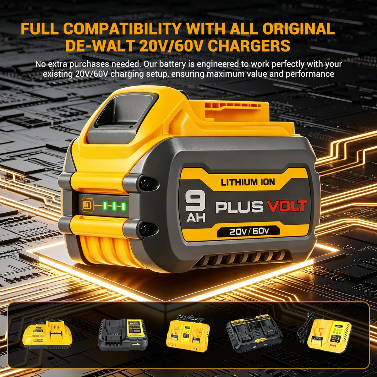 9.0Ah 20V/60V Lithium Battery (2 Packs) Q35133