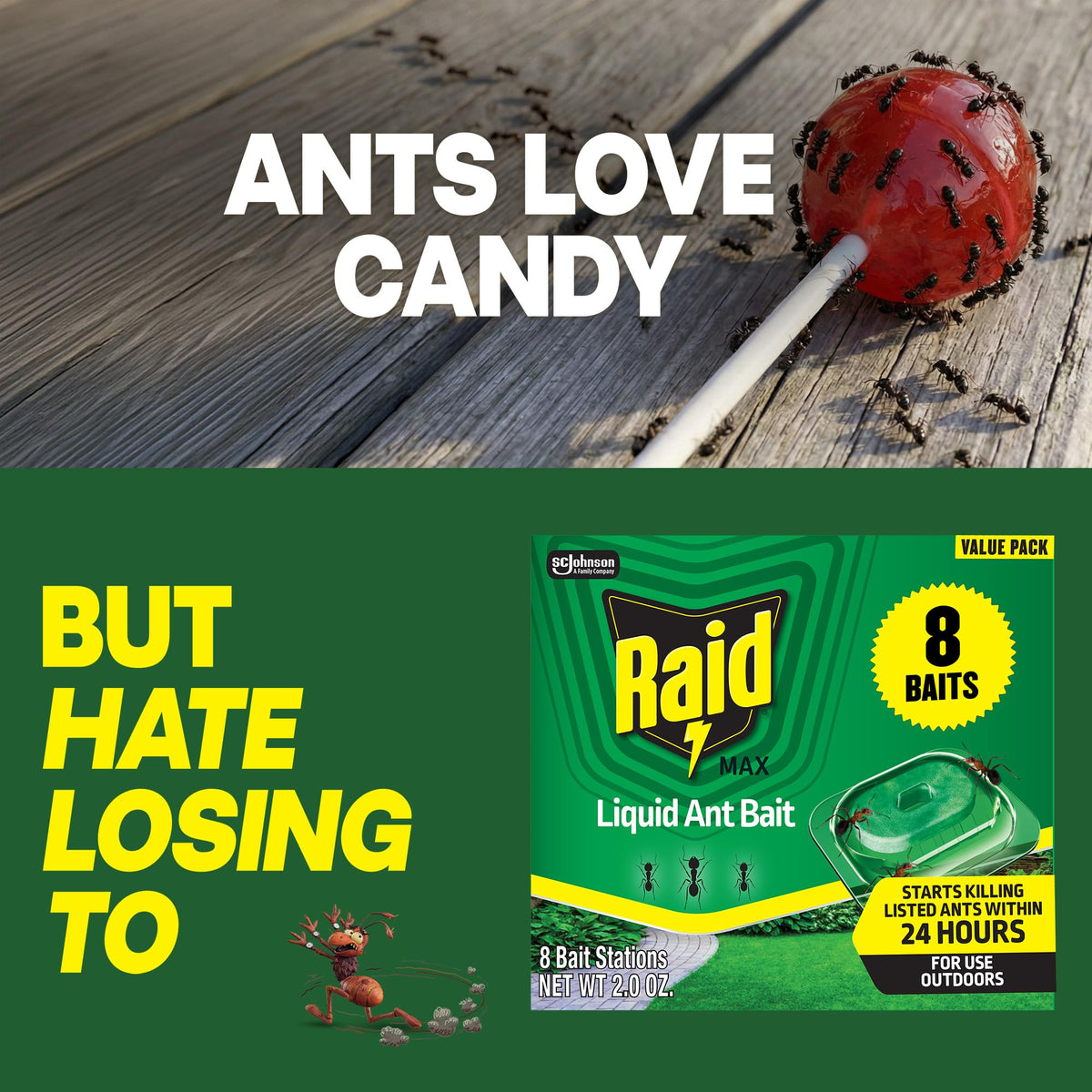 Liquid Ant Bait 8 Bait Stations 2 fl oz R142509