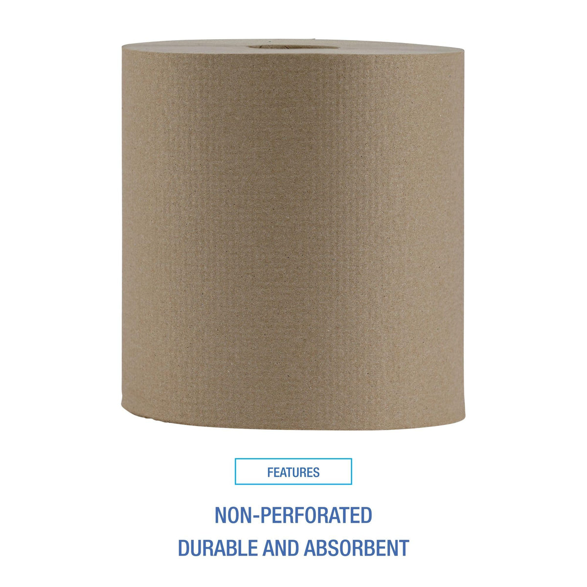 Hardwound Paper Towels, 6 Rolls, 1-Ply, 8" x 800 ft, Natural U511