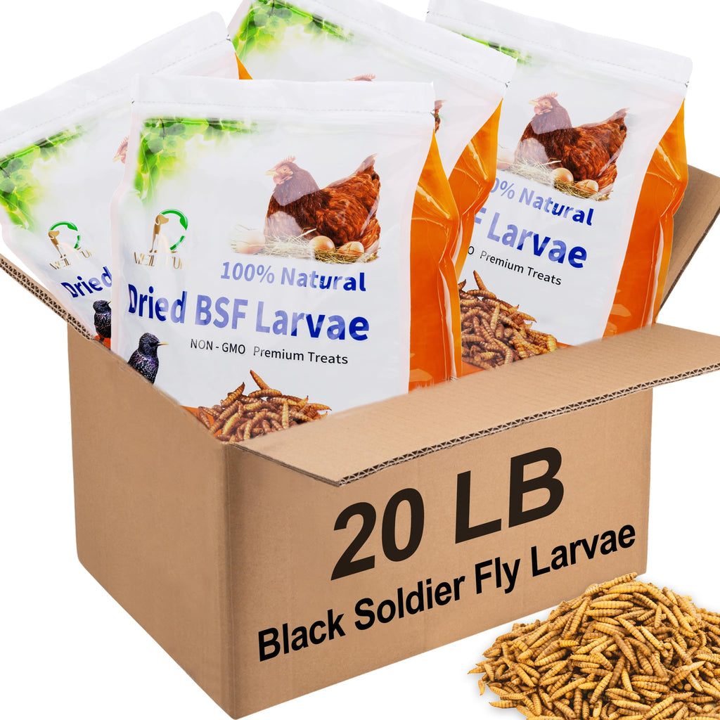 Black Soldier Fly Larvae Chicken Feed 20LB S1159