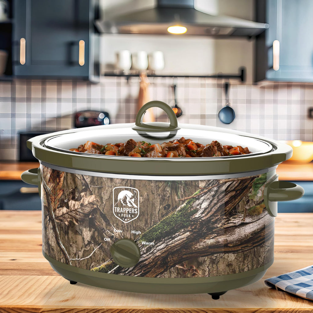 7 Quart Oval Slow Cooker Pot with Heat Settings N27152