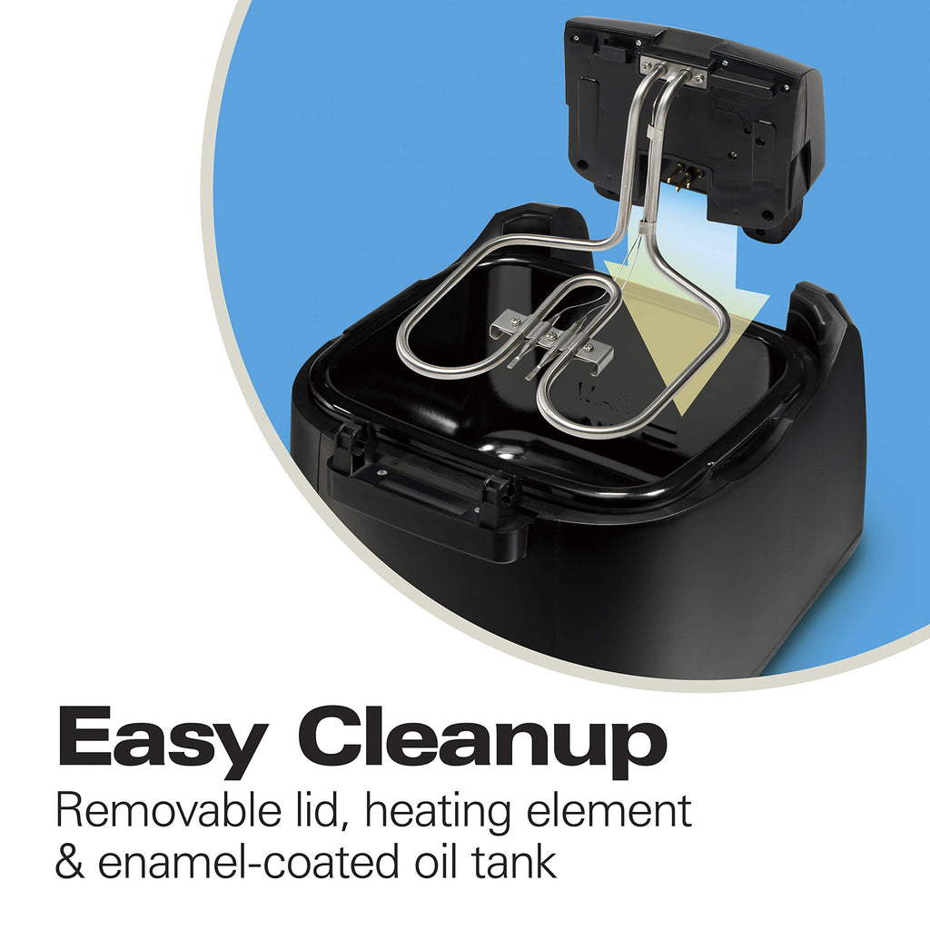 Cool Touch Electric Deep Fryer with Basket K11855
