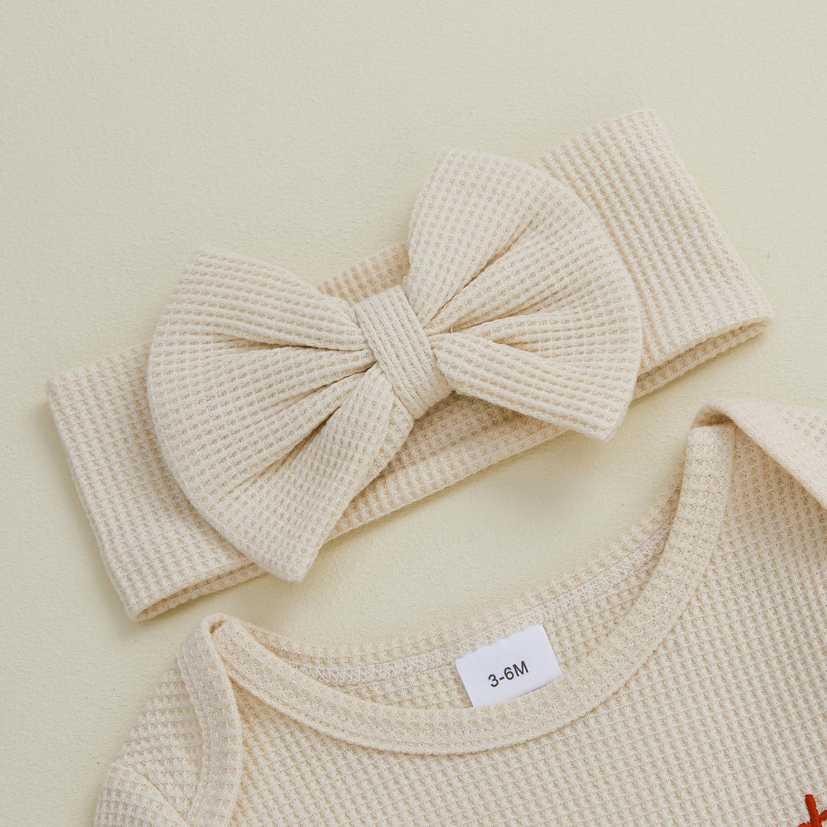 My First Christmas Baby Girl Onesie Long Sleeve Romper Headband J76365