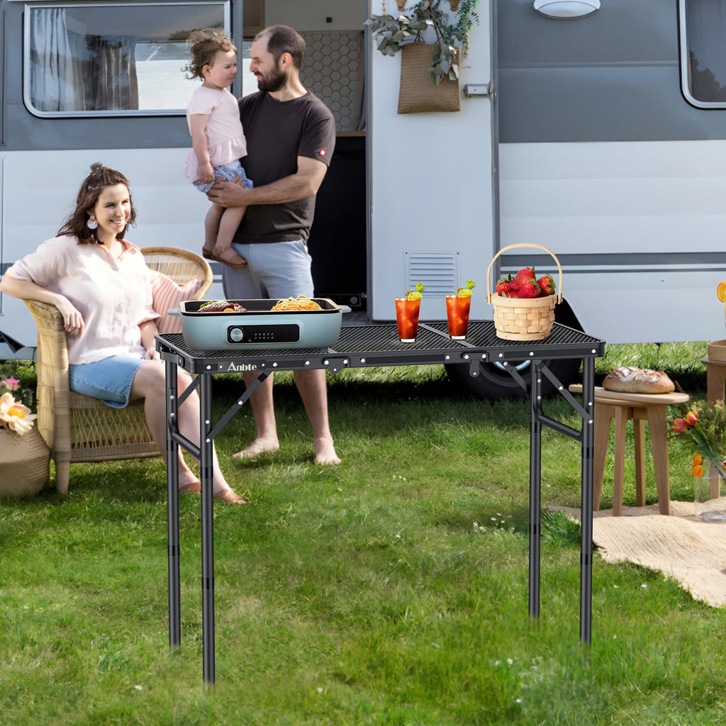 Folding Aluminum Camping Table 3 ft U348