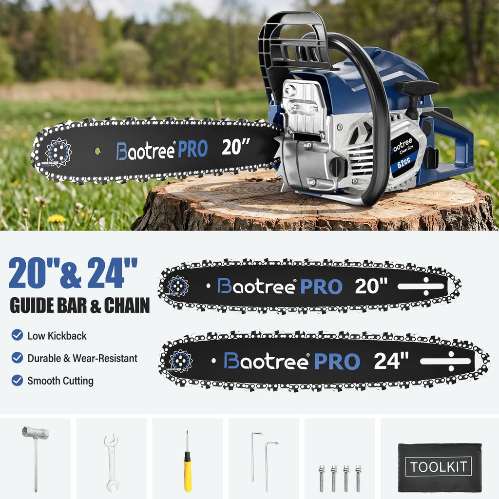 20 & 24 Inch Gas Chainsaw H168