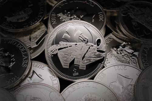 1 oz Silver Star Wars Millennium Falcon $2 S4904