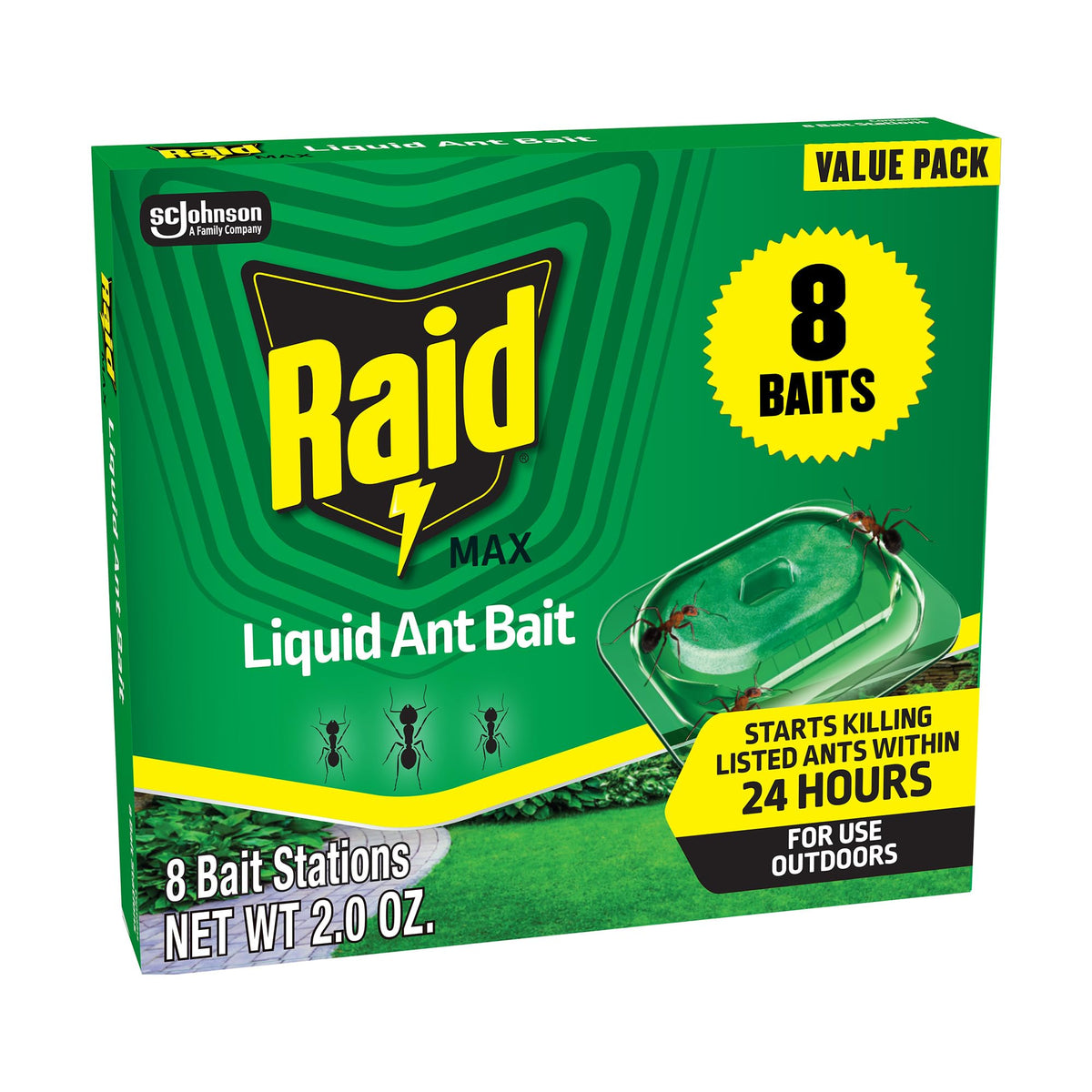 Liquid Ant Bait 8 Bait Stations 2 fl oz R142509