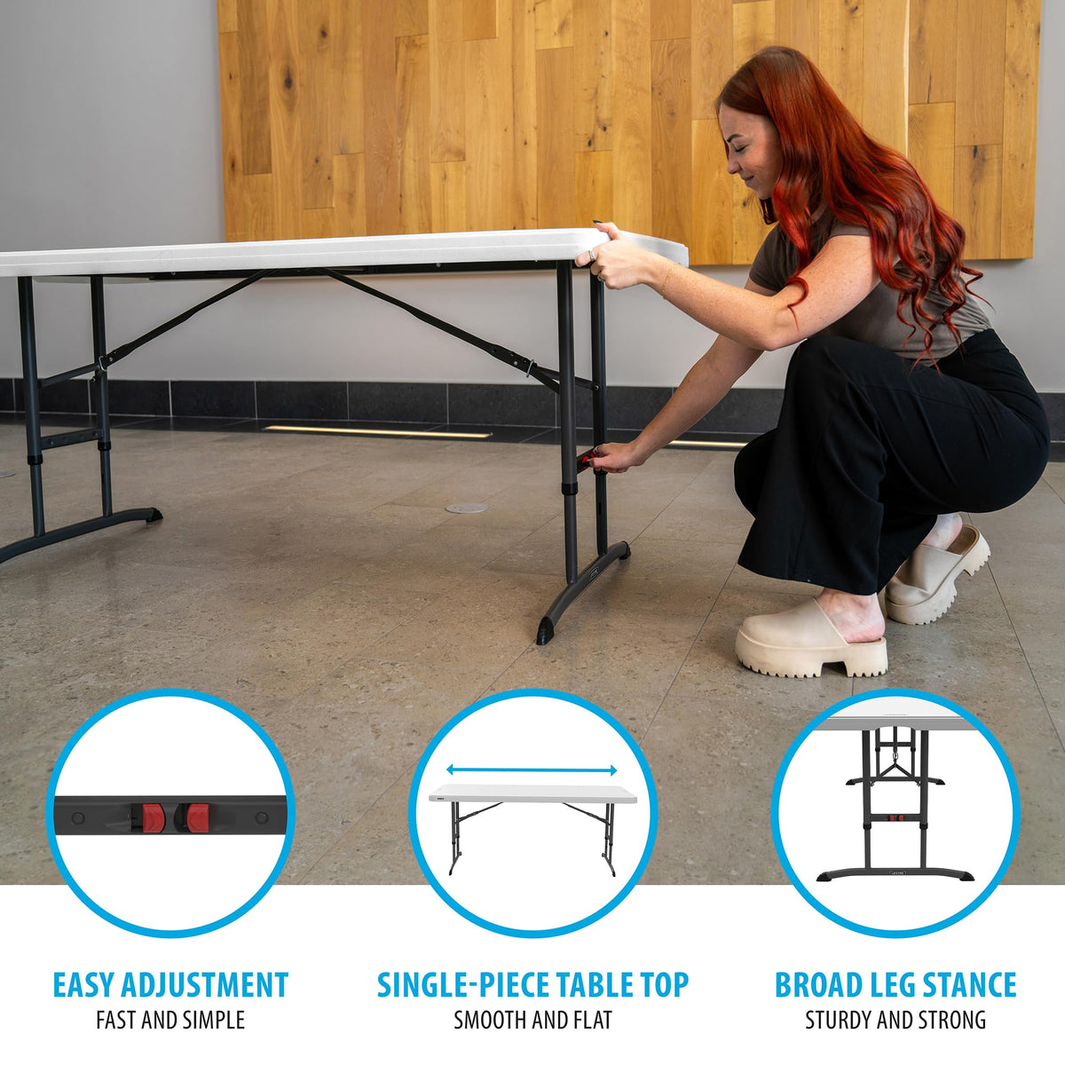 6-Foot Adjustable Height Nesting Table H79880