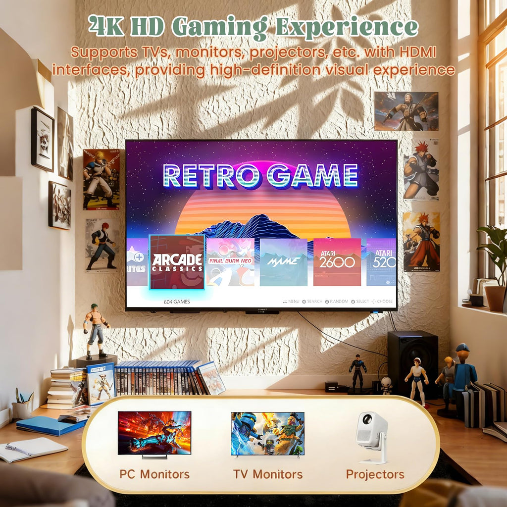 4K HDMI Retro Gaming Console O1624