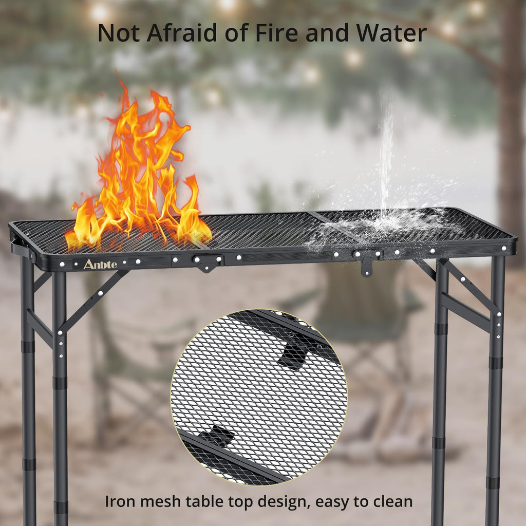 Folding Aluminum Camping Table 3 ft U348