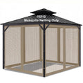 10x12 4-Panel Mosquito Netting Sidewall with Zipper G2883