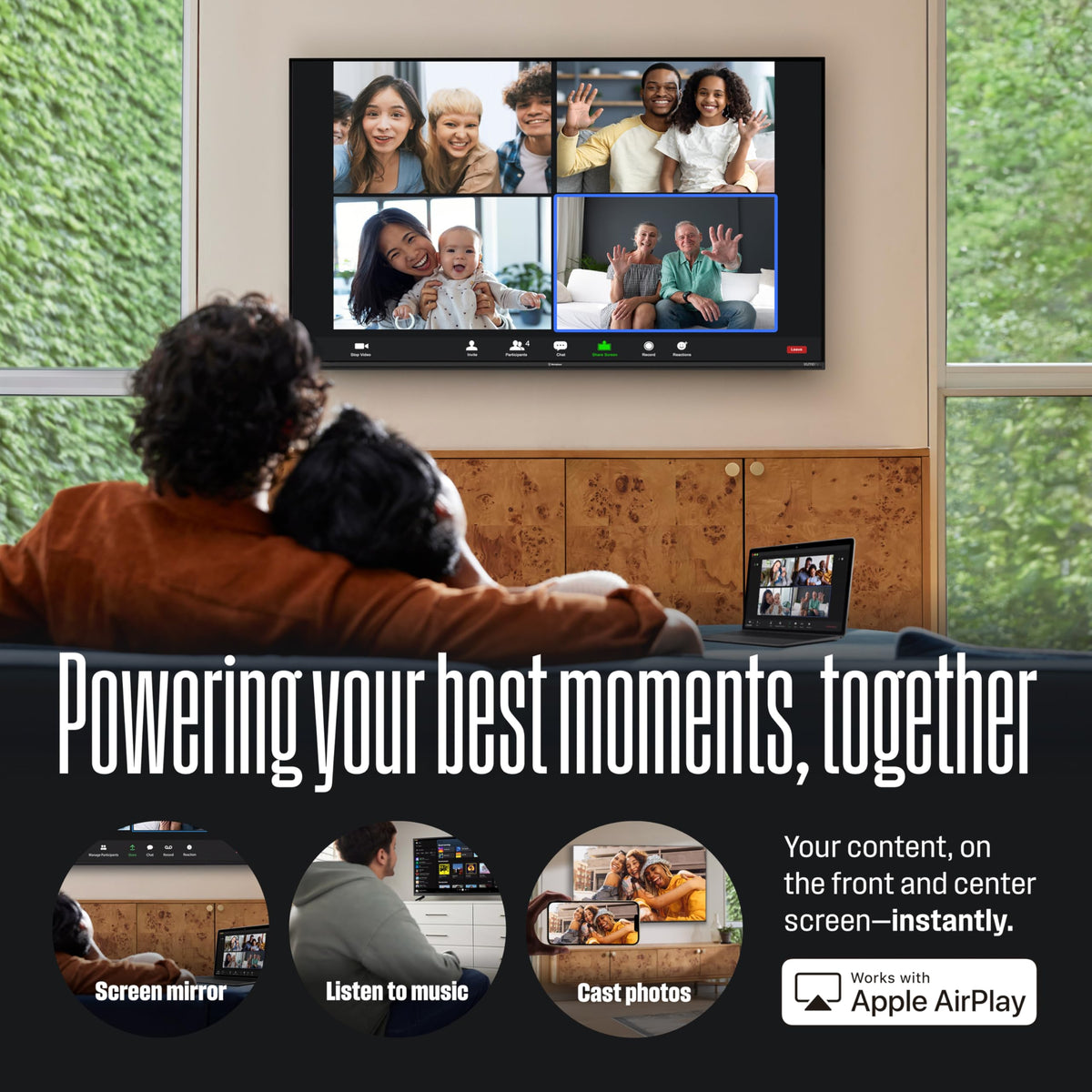 32-inch HD Smart Flat Screen TV with Voice Remote W794972