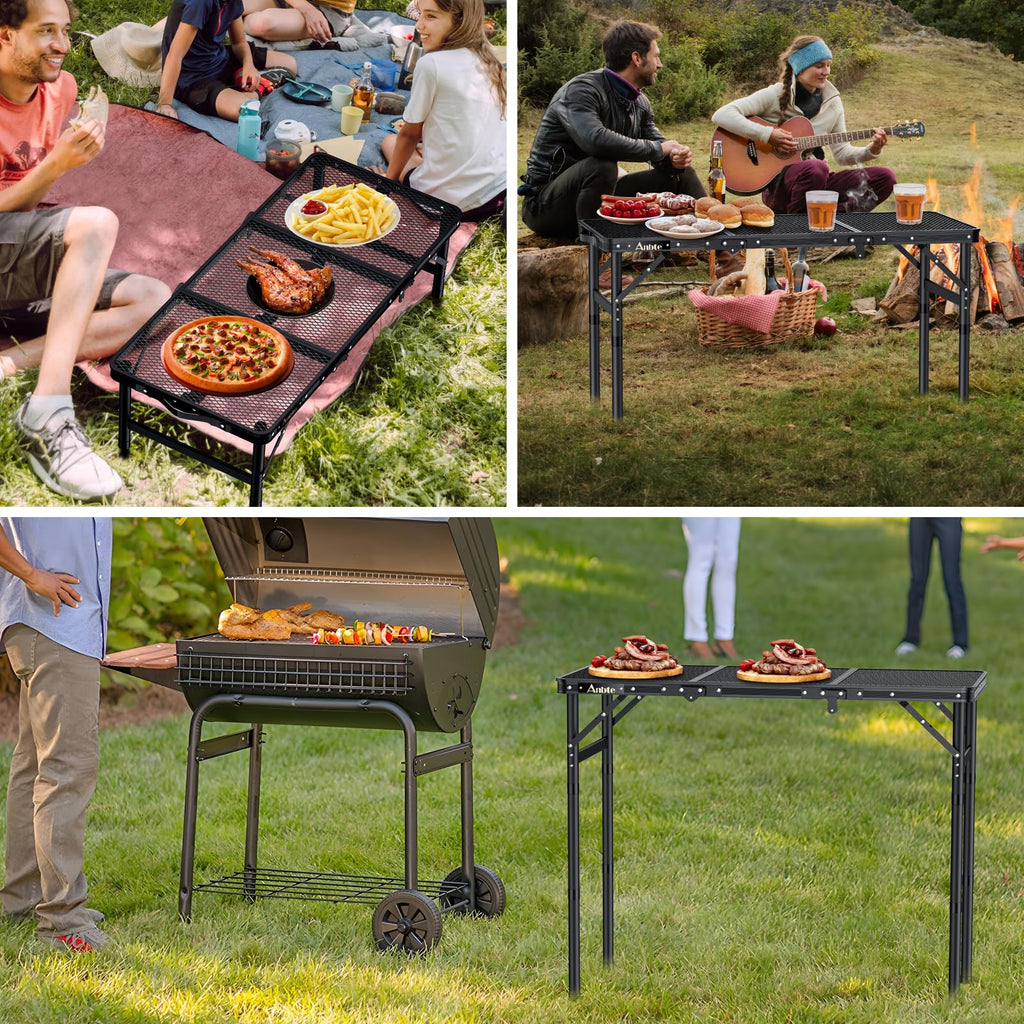 Folding Aluminum Camping Table 3 ft U348