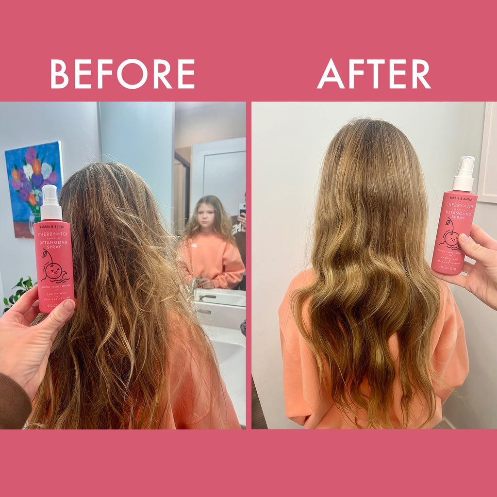 Kids Hair Conditioner & Leave-In Detangler Spray 2-Pack E4610