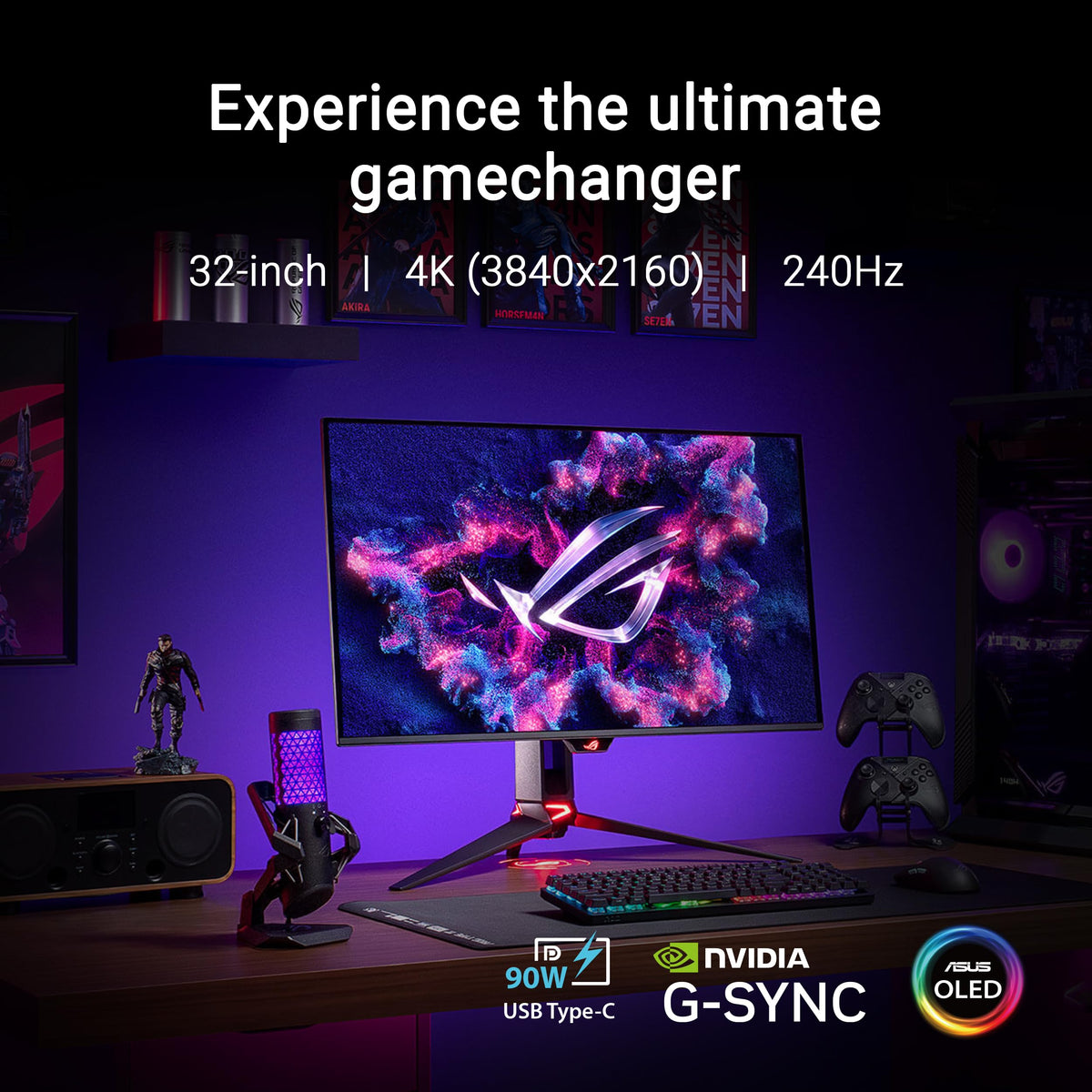 32 Inch 4K 240Hz OLED Gaming Monitor R737