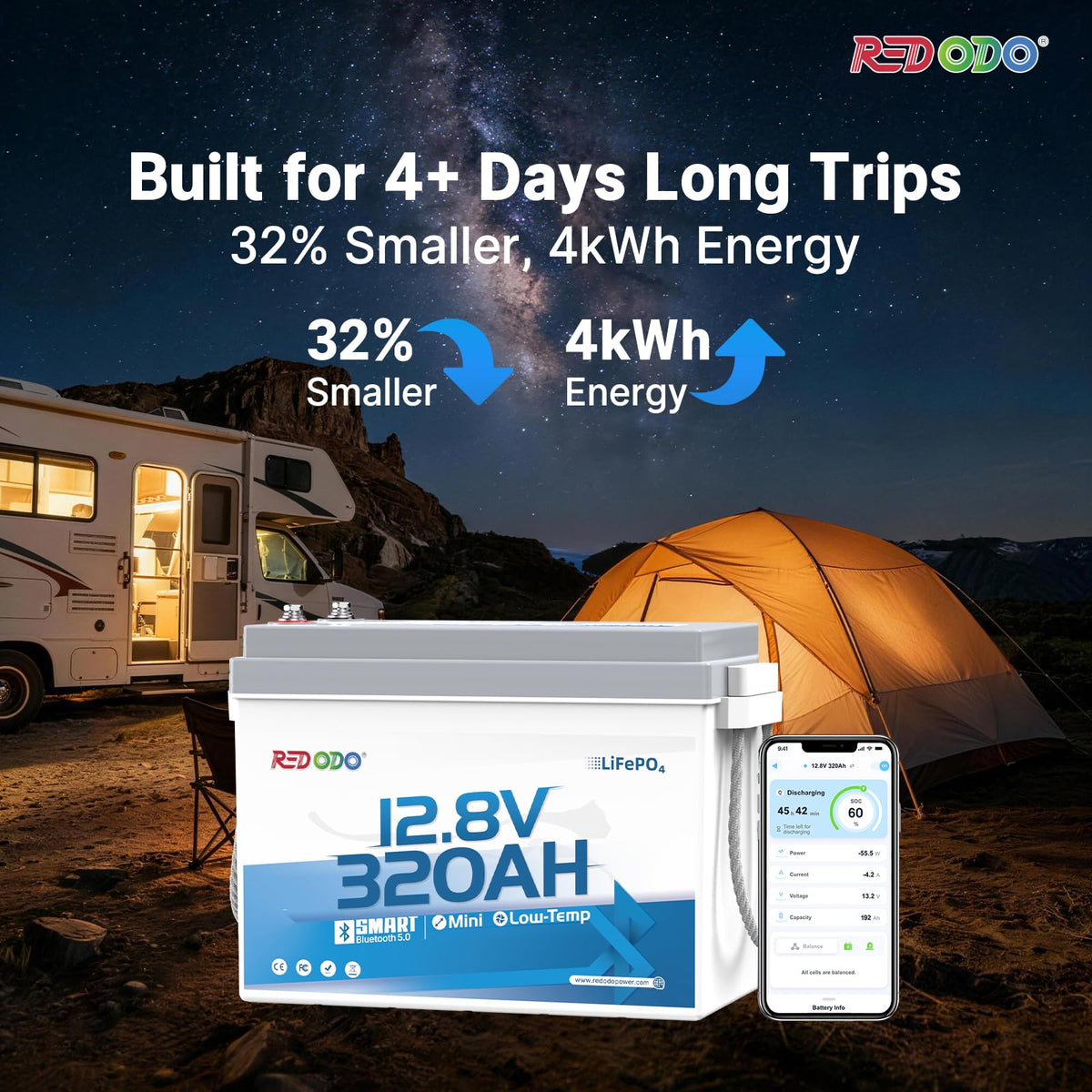 12V 320Ah LiFePO4 Battery J667827