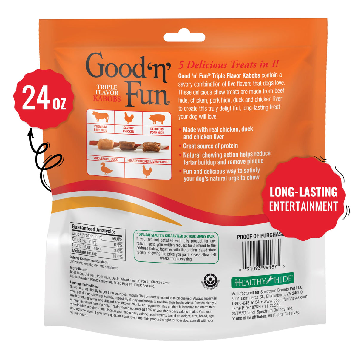 24 oz Dog Treat B504
